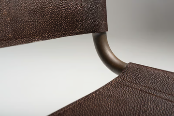 MECCANICA - Cantilever Corten™ and tanned leather chair by Mantellassi 1926 - view 3